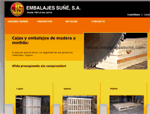 Tablet Screenshot of embalajessune.com